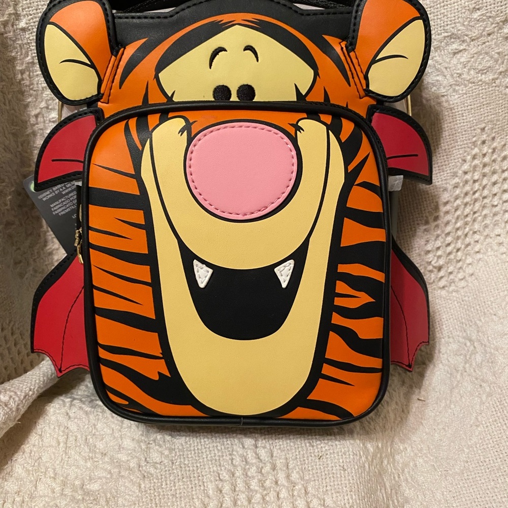 Loungefly Winnie the Pooh Tigger Vampire Cosplay Passport Bag - SOLD